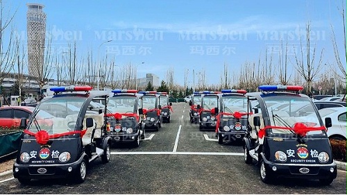 便捷高效、保驾护航，玛西尔电动巡逻车交付青岛胶东国际机场