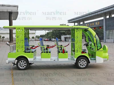 青蛙主题造型电动观光车