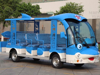 海豚主题造型电动观光车