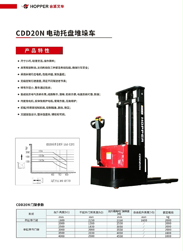 合派电动堆垛车