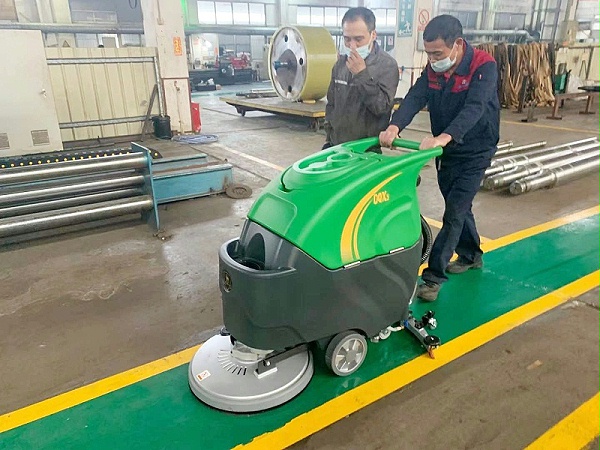 商用电动手推洗地机