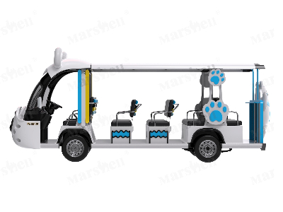 北极熊主题造型电动观光车