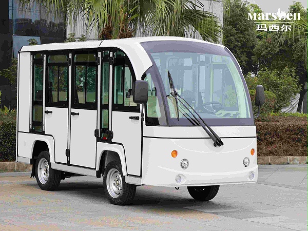 八座封闭电动观光车