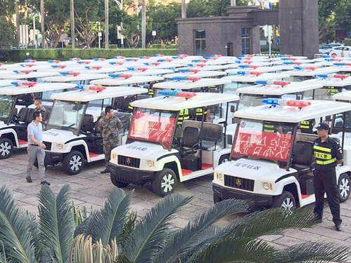 玛西尔与深圳市警用悍马巡逻车合作案例