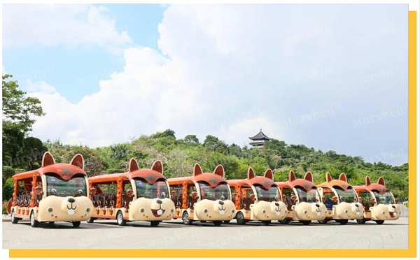 松鼠造型观光车