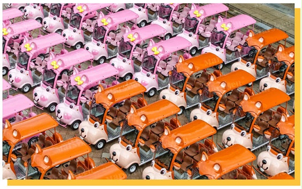 松鼠造型四座代步车