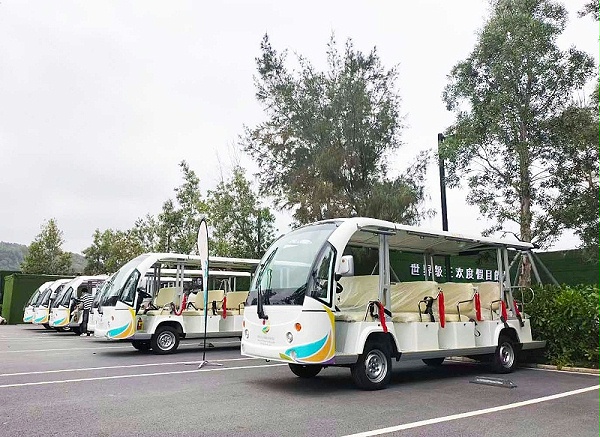 度假区接驳观光车