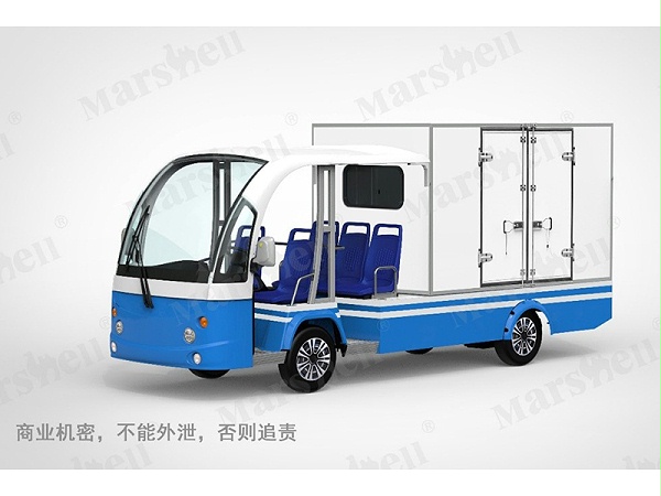 5座四轮电动货箱车